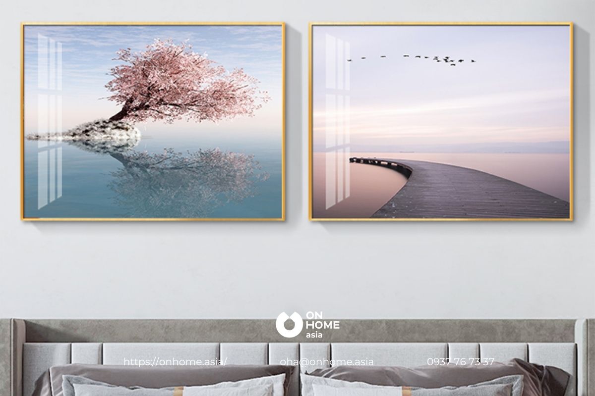 Tranh treo đầu giường phòng ngủ&nbsp;