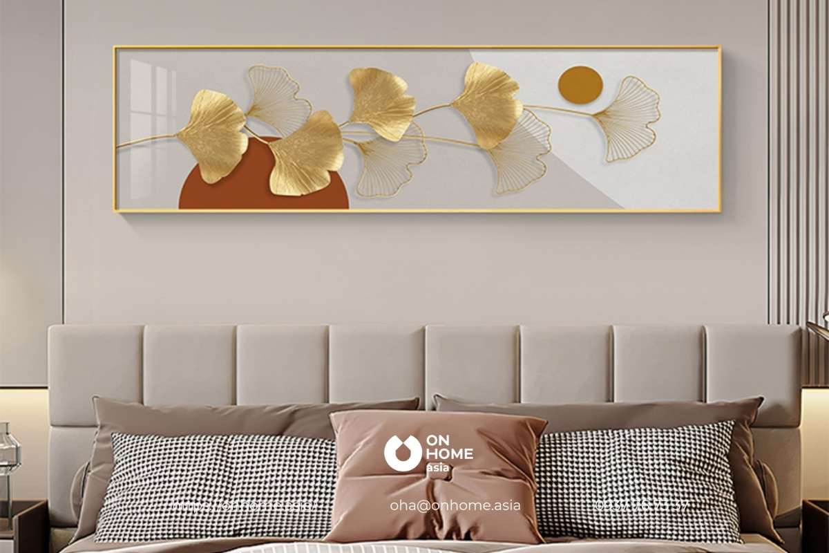 Tranh treo đầu giường phòng ngủ hiện đại