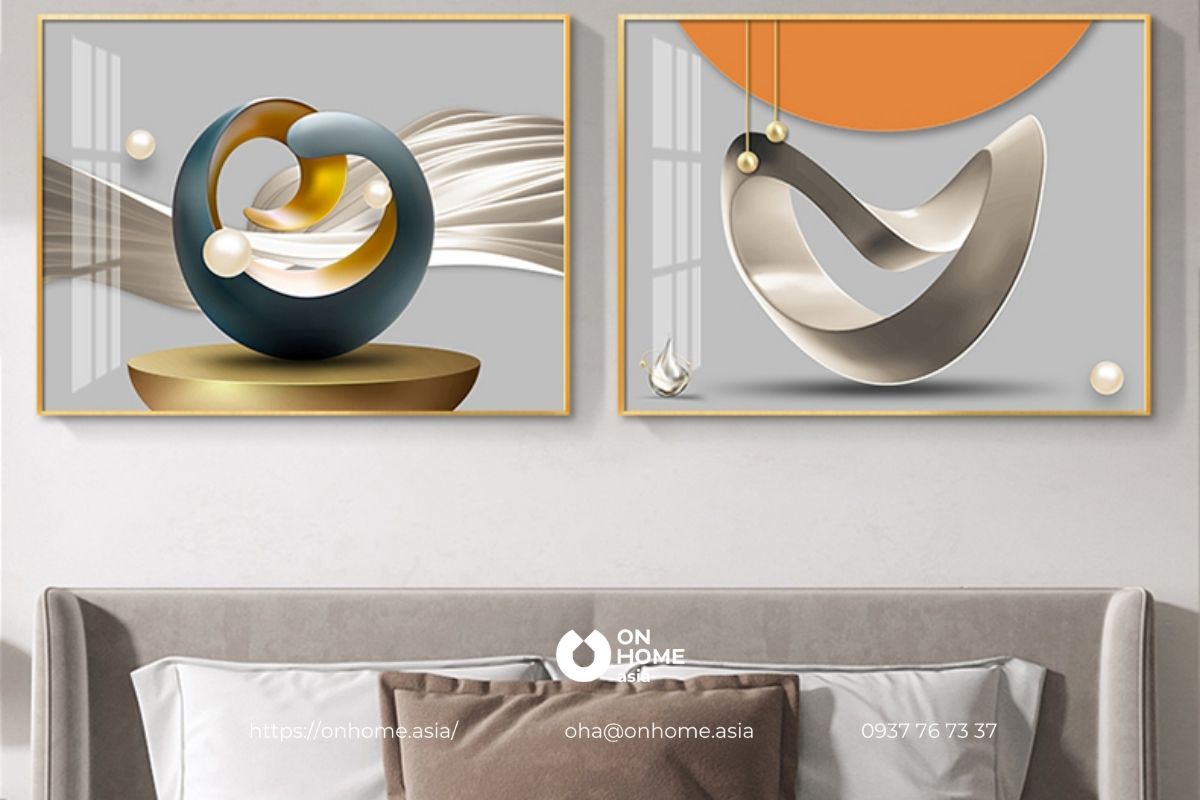 Tranh treo tường phòng ngủ vợ chồng đẹp