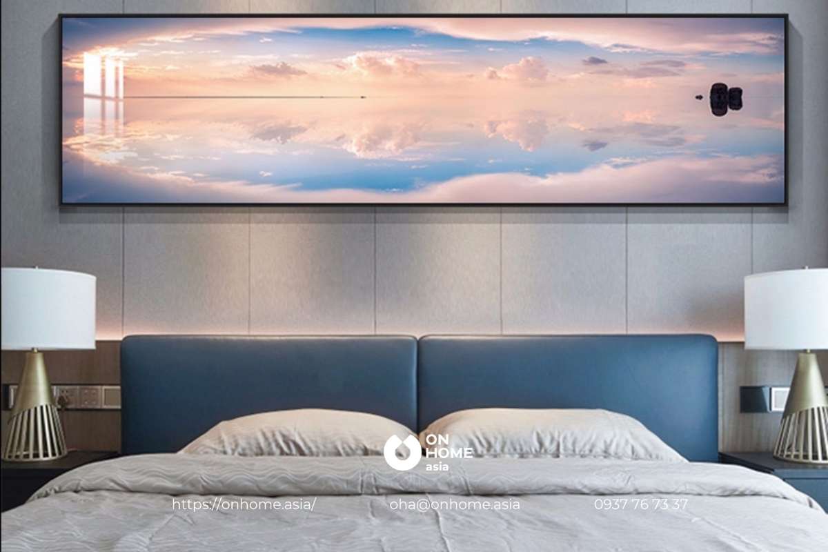 Tranh treo tường phòng ngủ hiện đại