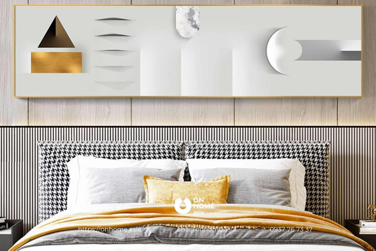 Tranh thuyền buồm trang trí phòng ngủ đẹp