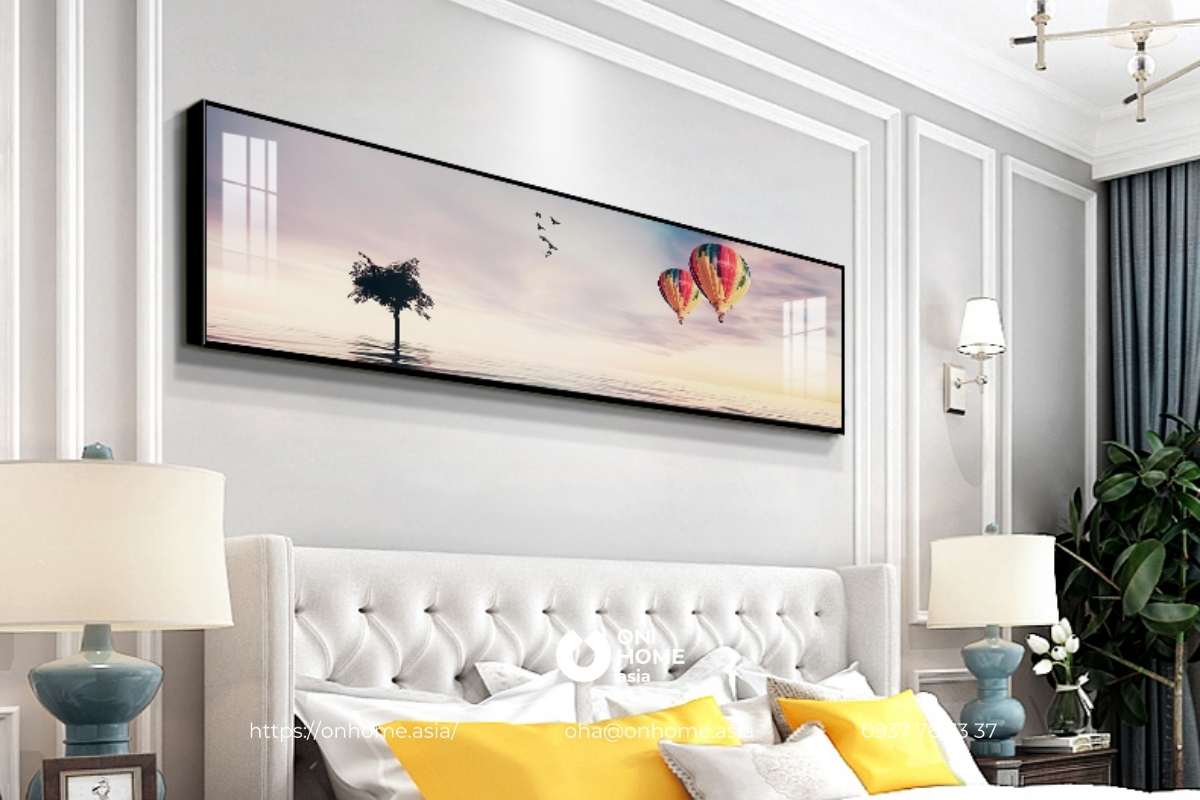 Tranh treo tường phòng ngủ đơn giản mà đẹp