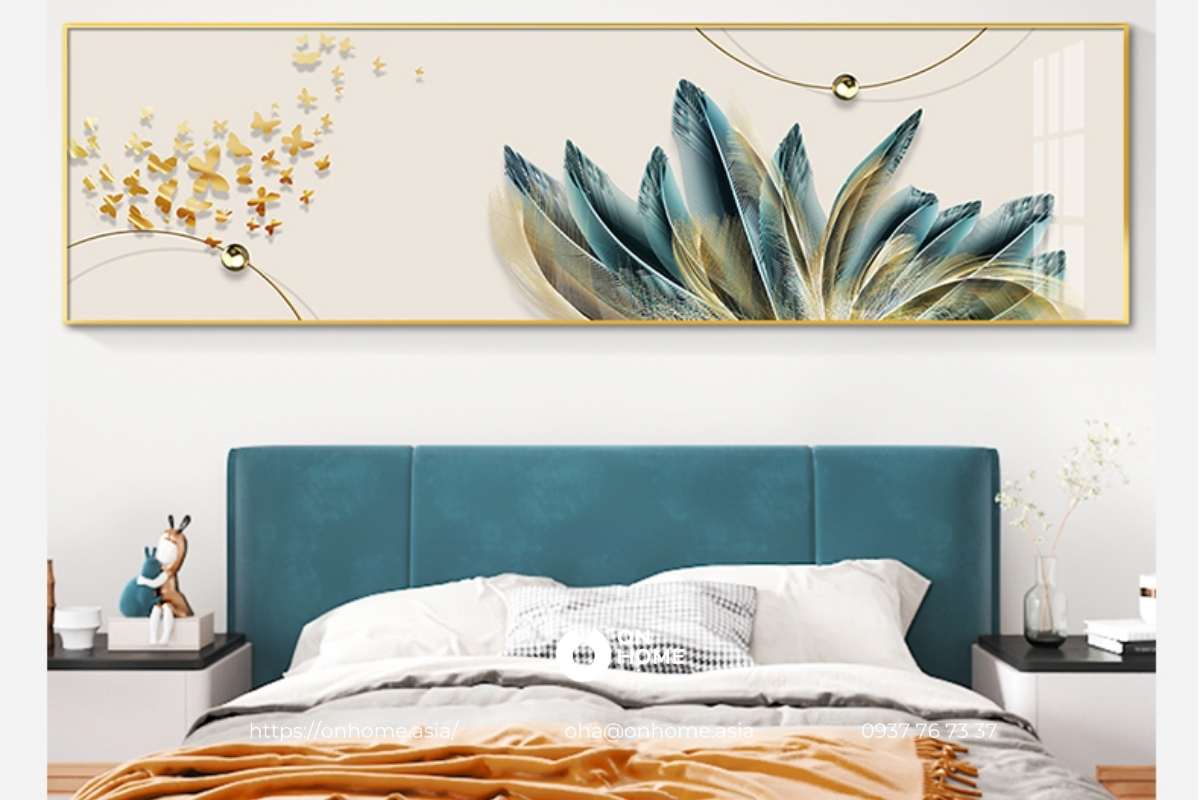 Tranh trang trí phòng ngủ nhỏ đẹp