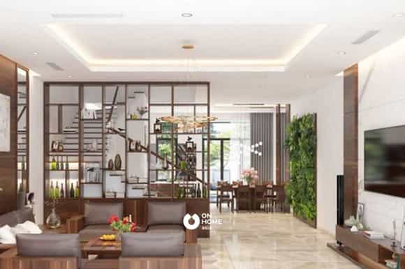 Kệ vách ngăn phòng khách