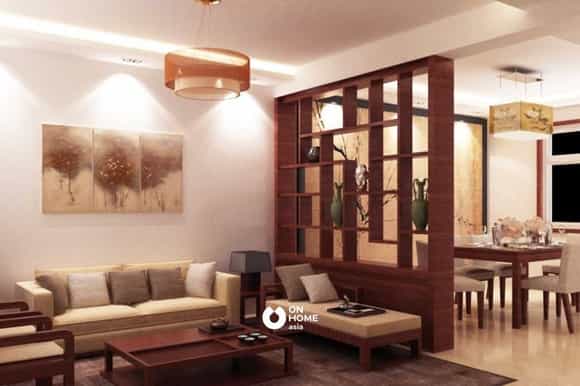 Tủ vách ngăn phòng khách