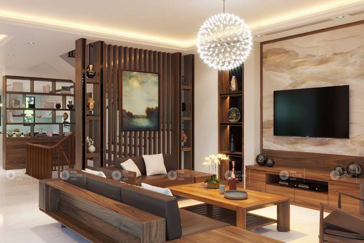 20+ mẫu vách ngăn phòng khách đẹp không thể rời mắt