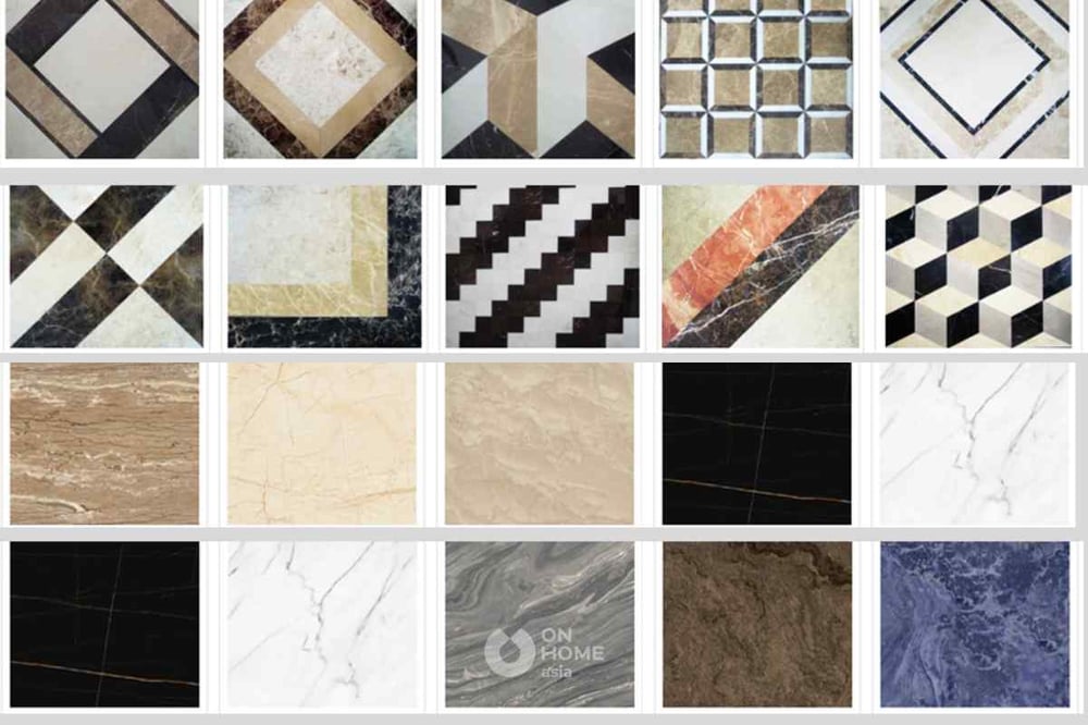 Đá marble phức hợp có nhiều mẫu mã đa dạng