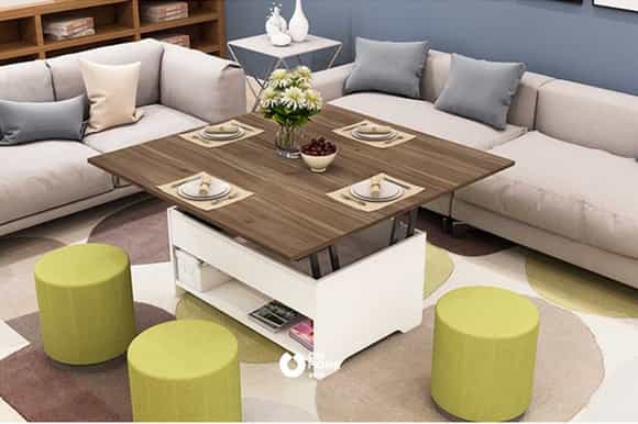 Bàn trà kết hợp bàn ăn cao cấp