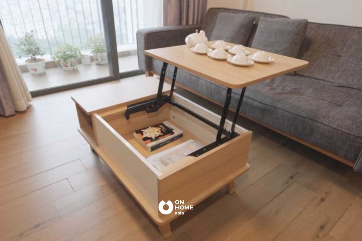 Bàn trà nâng cánh bướm