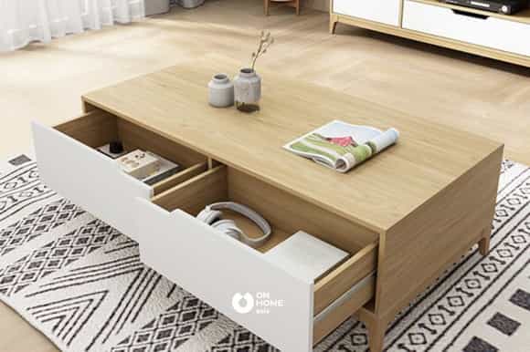 Bàn trà thông minh gỗ công nghiệp