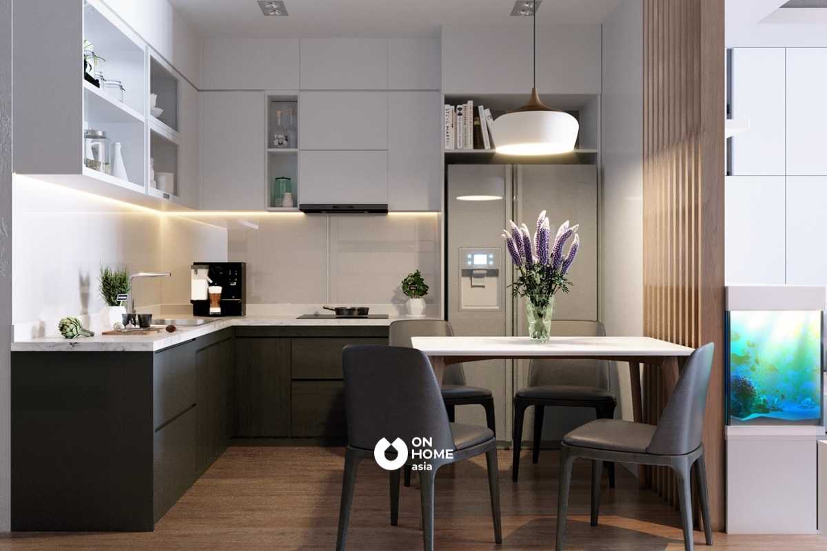 Thiết kế nhà bếp đẹp phong cách hiện đại