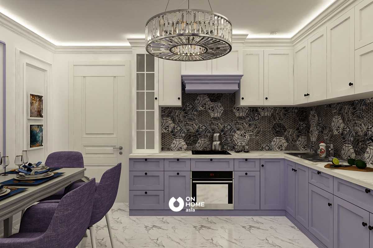 Thiết kế nhà bếp phong cách Tân cổ điển