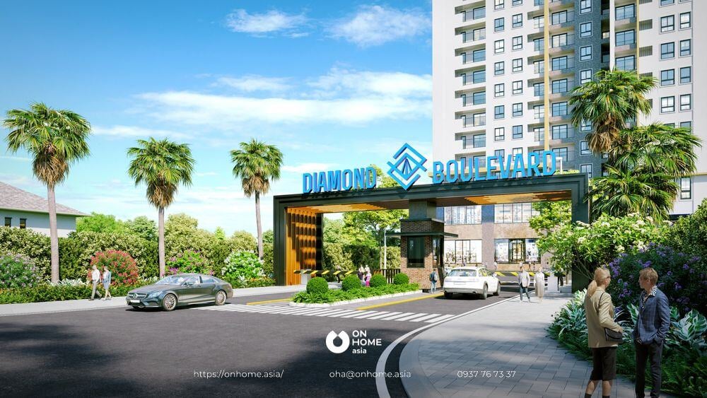 tiện ích nội khu dự án Diamond Boulevard