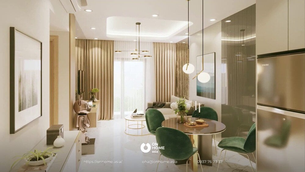 Thiết kế nội thất Diamond Boulevard hiện đại và sang trọng
