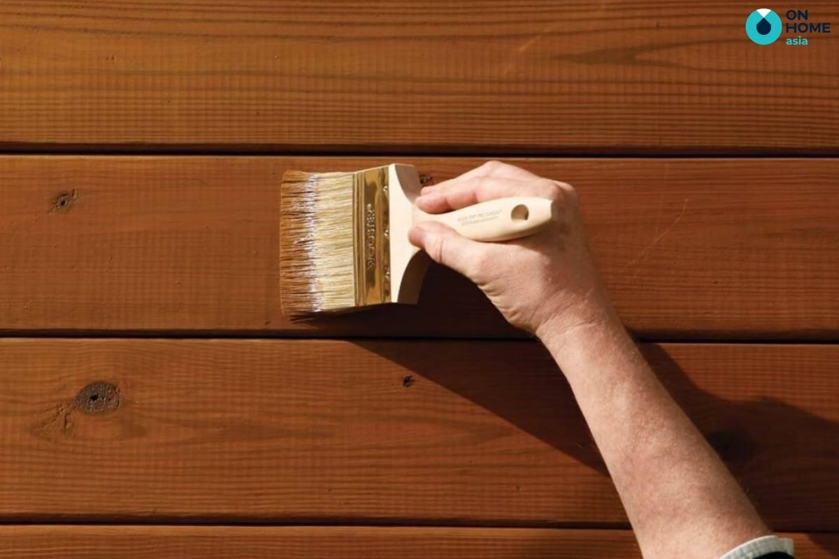 bảo vệ gỗ bằng sơn chống ẩm