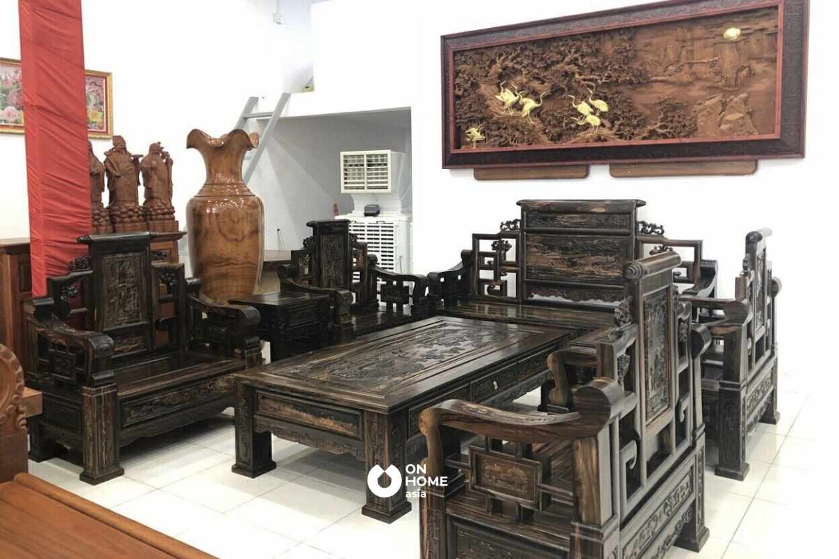 Gỗ Mun có trọng lượng lớn và cứng