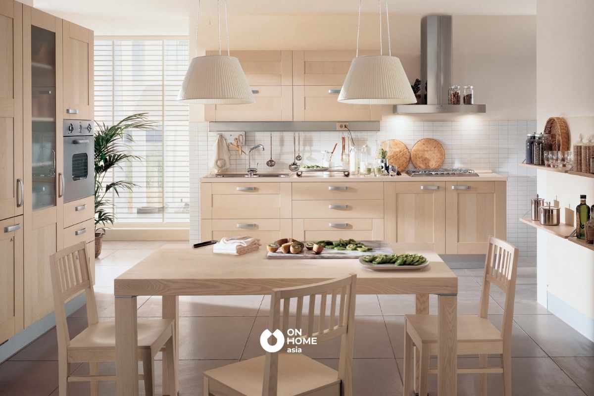 Nội thất gỗ Tần Bì đẹp mắt