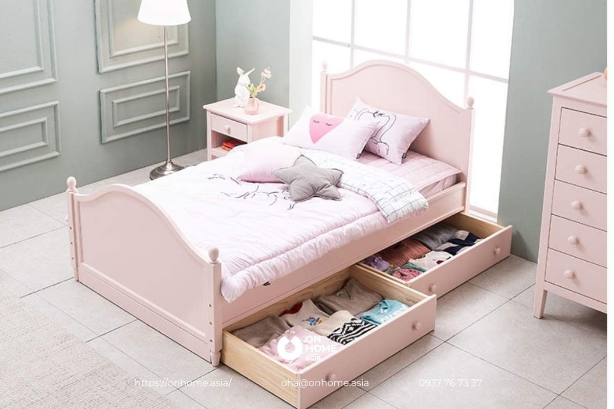 Nếu bạn là người yêu thích sự dễ thương và đáng yêu cho bé gái của mình, đừng bỏ qua bộ sưu tập giường ngủ cho bé gái tại AAD