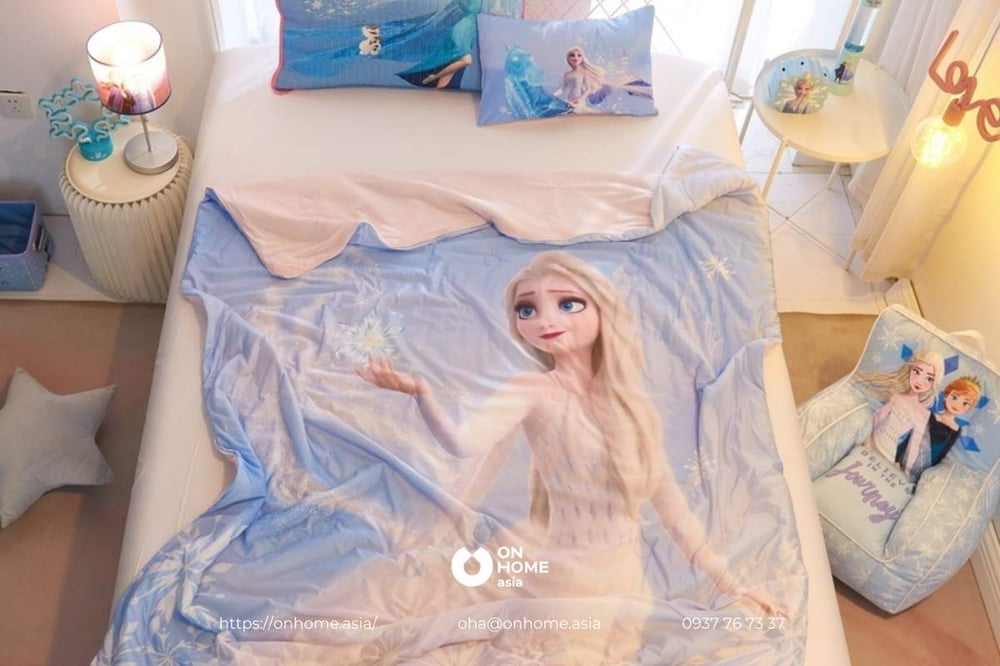Mẫu giường ngủ công chúa cho bé gái