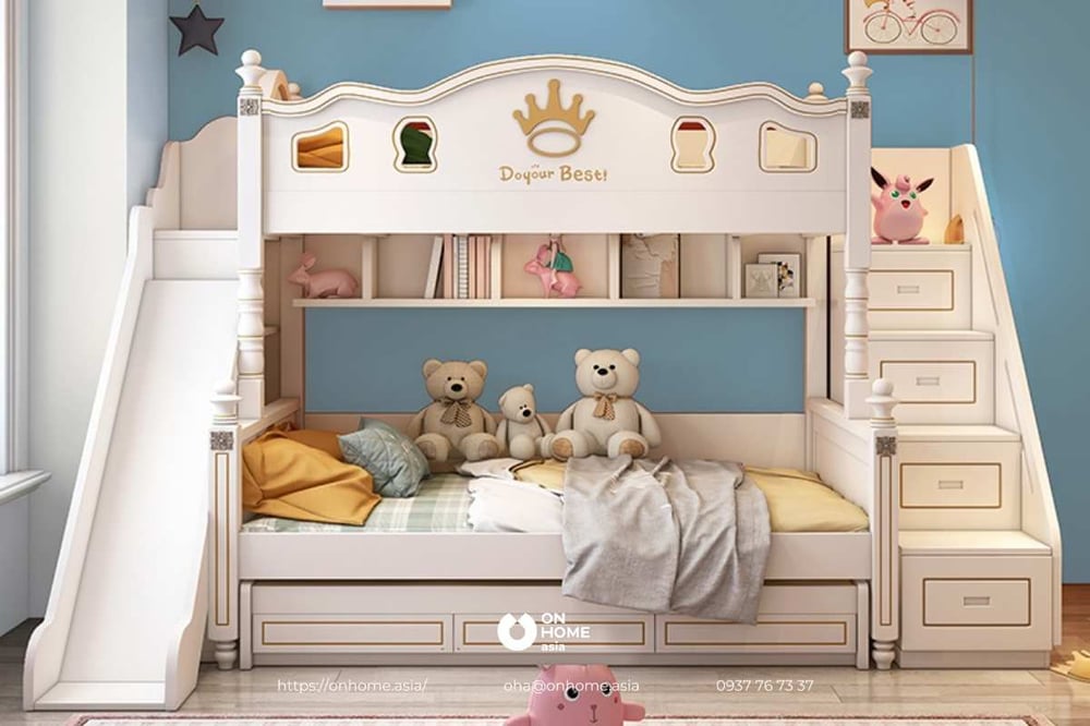 Giường tầng đôi cho trẻ em
