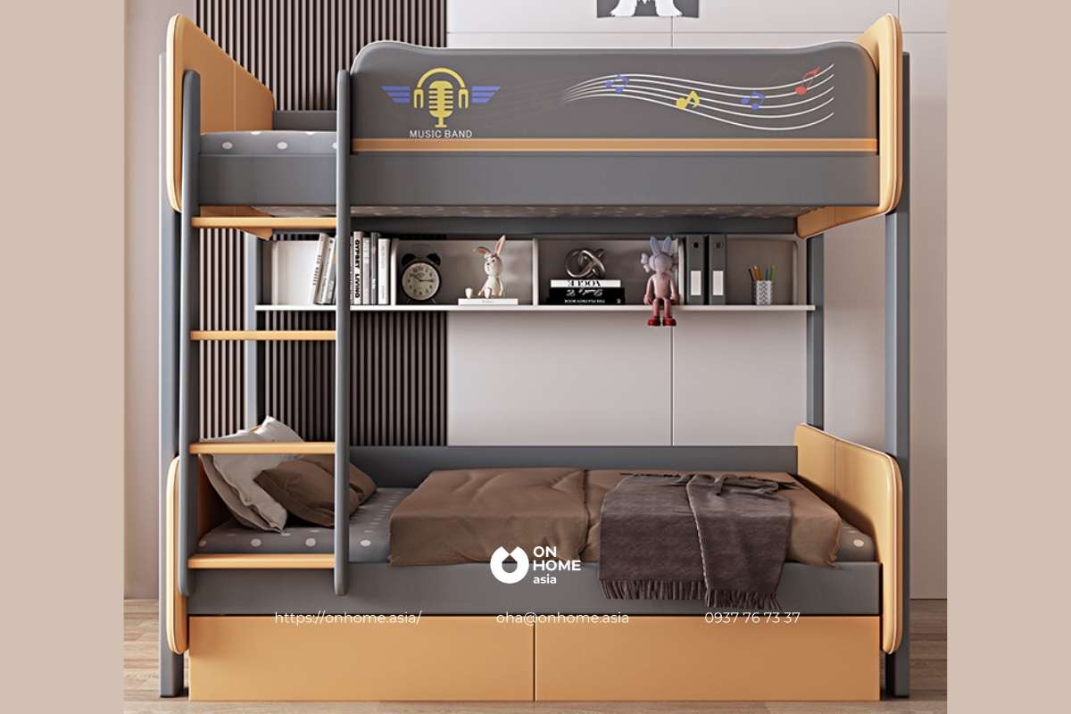 Giường tầng cho bé trai đẹp