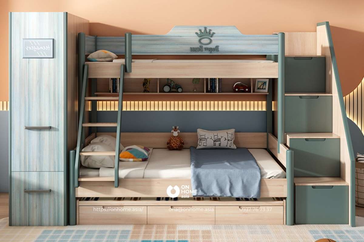 Giường tầng cho bé trai