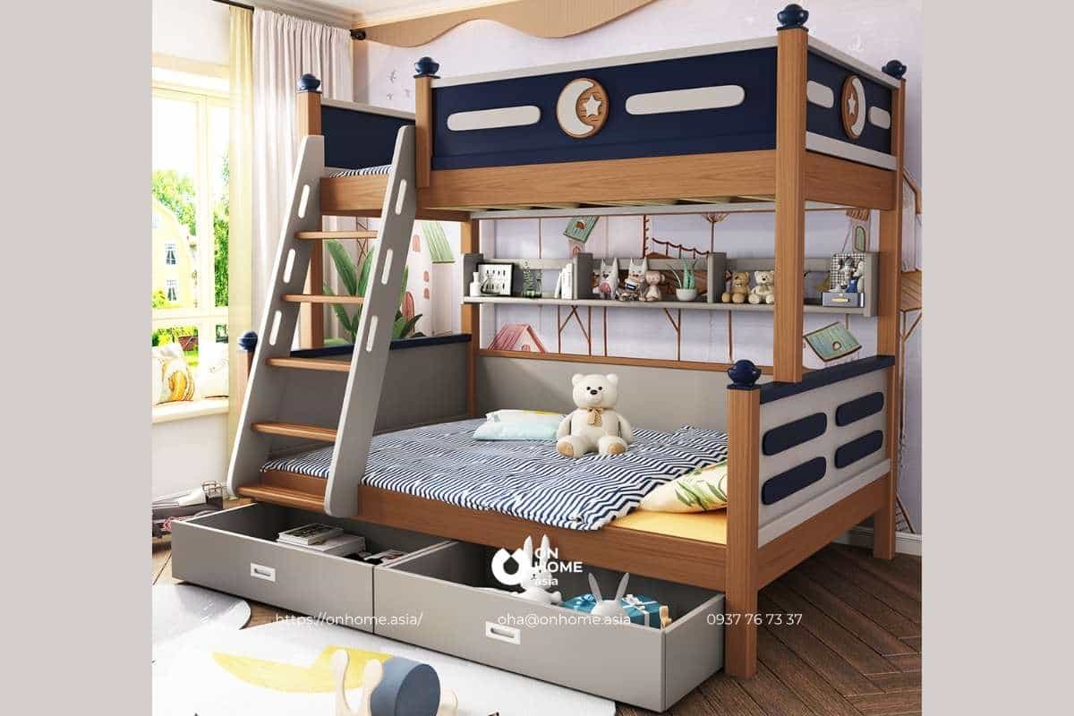 Giường tầng thông minh cho bé trai