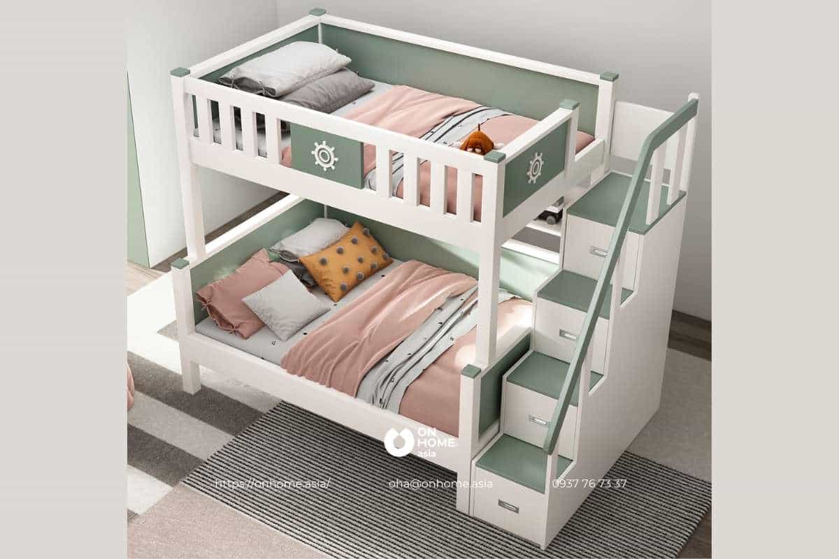 Giường tầng cho bé trai 6 tuổi