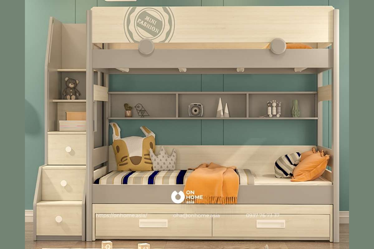 Giường tầng cho bé trai đẹp