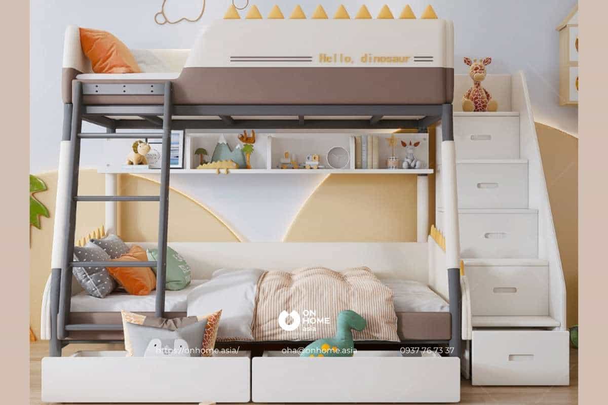 Giường tầng đẹp dành cho bé trai năng động
