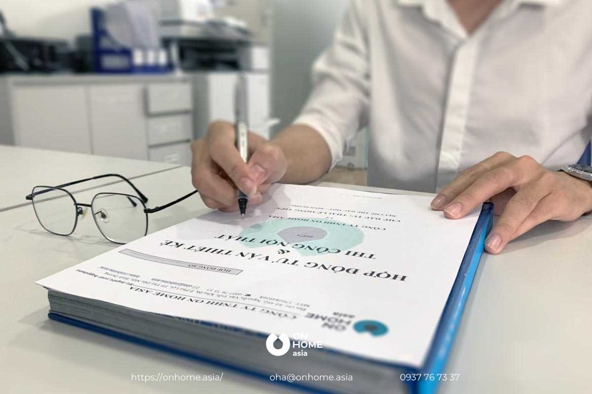 Nên có sự ràng buộc rõ ràng trong hợp đồng nội thất