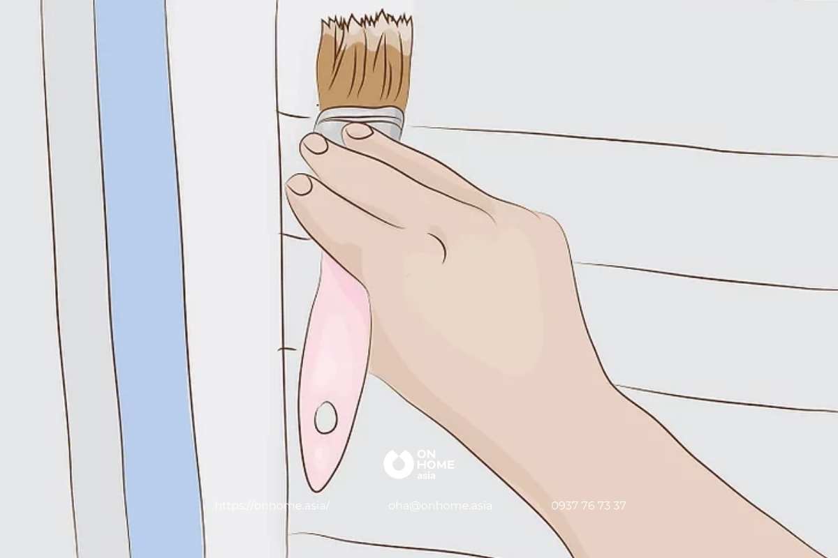 Sử dụng cọ hay con lăn