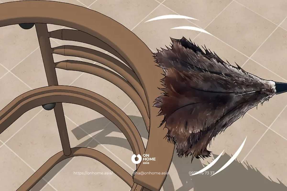 Làm sạch nội thất gỗ