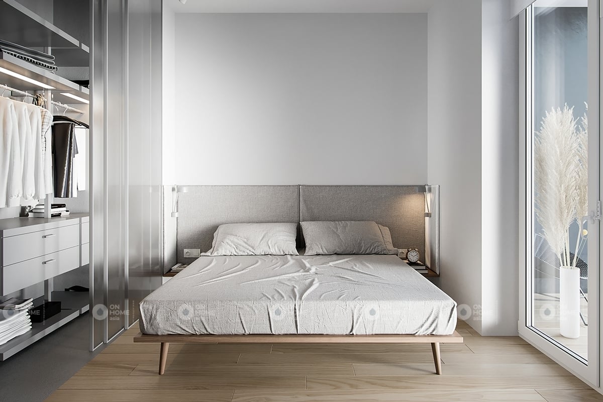 Phòng ngủ master hiện đại và đơn giản