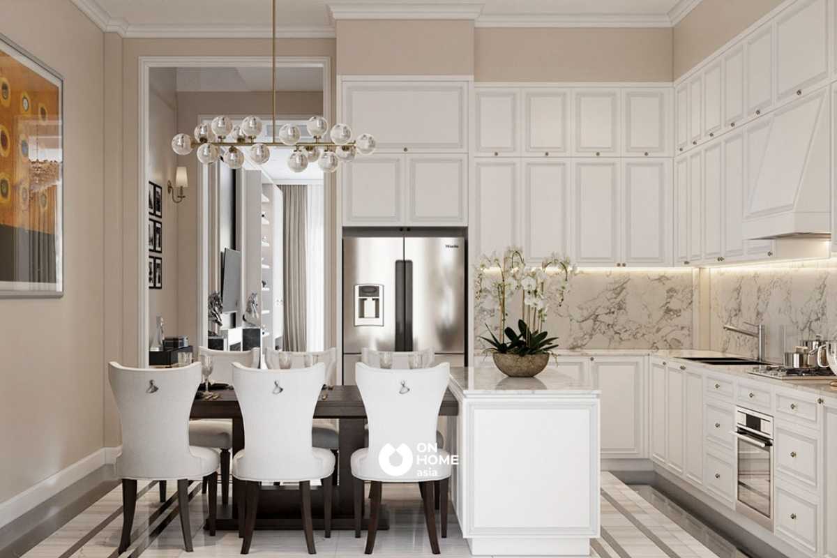 Thiết kế nhà bếp phong cách Tân Cổ Điển&nbsp;