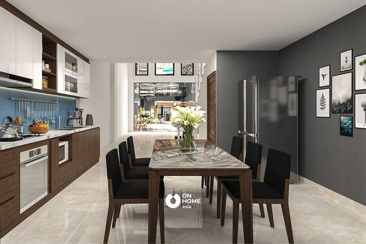 Nhà bếp thiết kế đơn giản