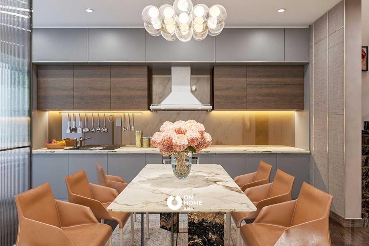 Thiết kế nhà bếp đơn giản mà đẹp