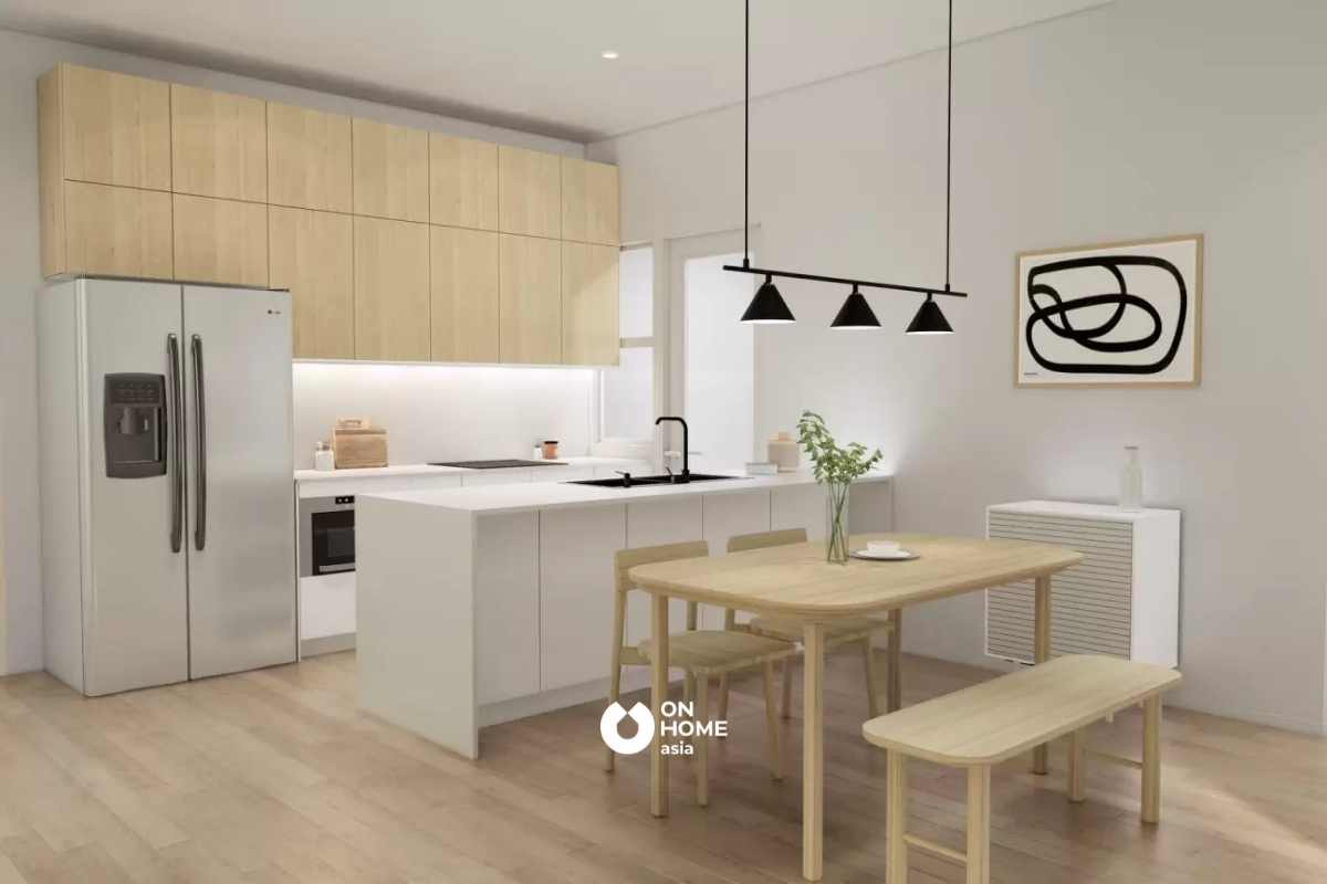 Những chi tiết bếp nhỏ nhắn và tinh tế