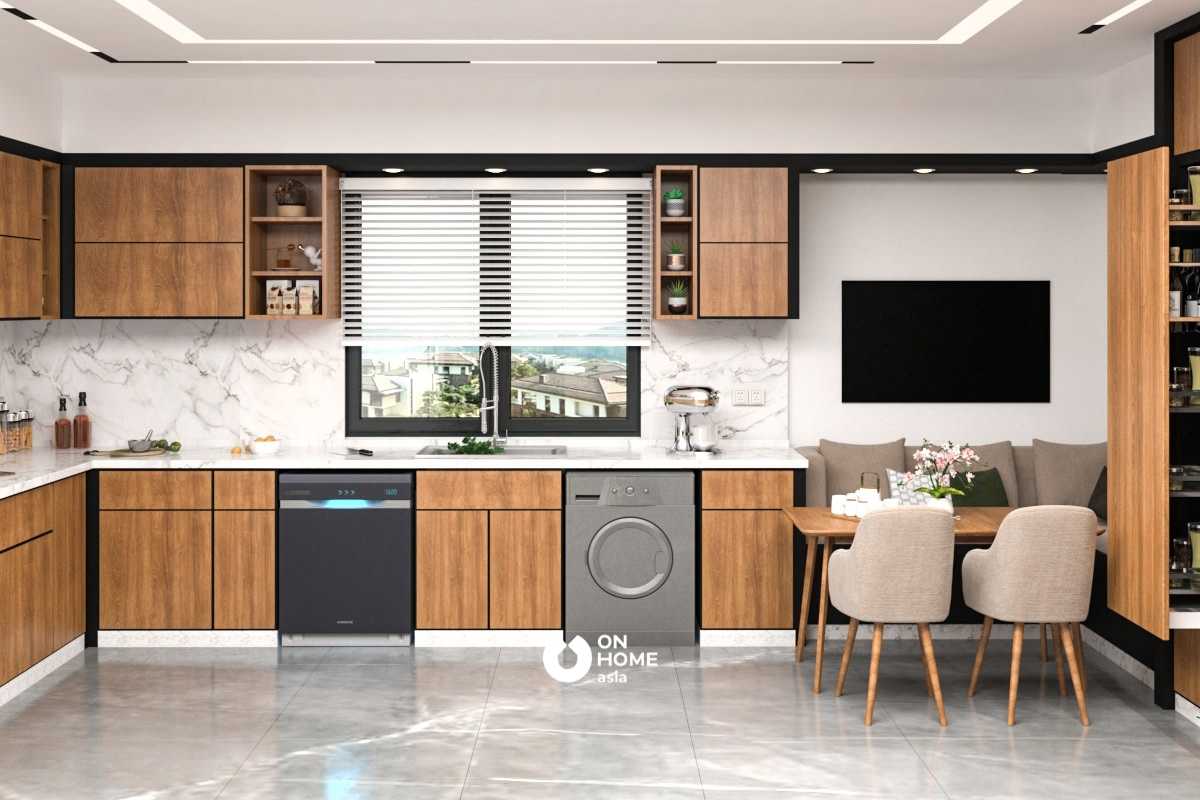 Thiết kế nhà bếp hiện đại và đẹp.