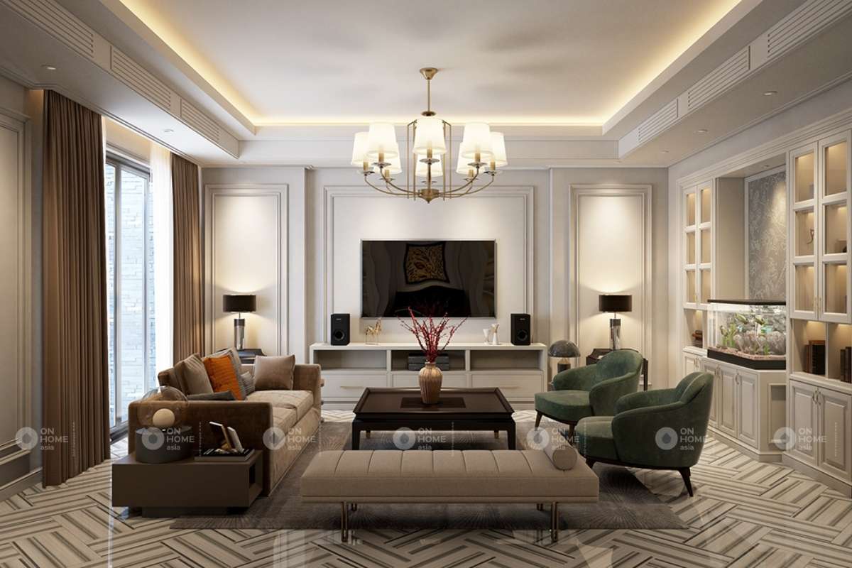 80+ mẫu trang trí phòng khách đẹp, hiện đại đơn giản 2023- Kobler