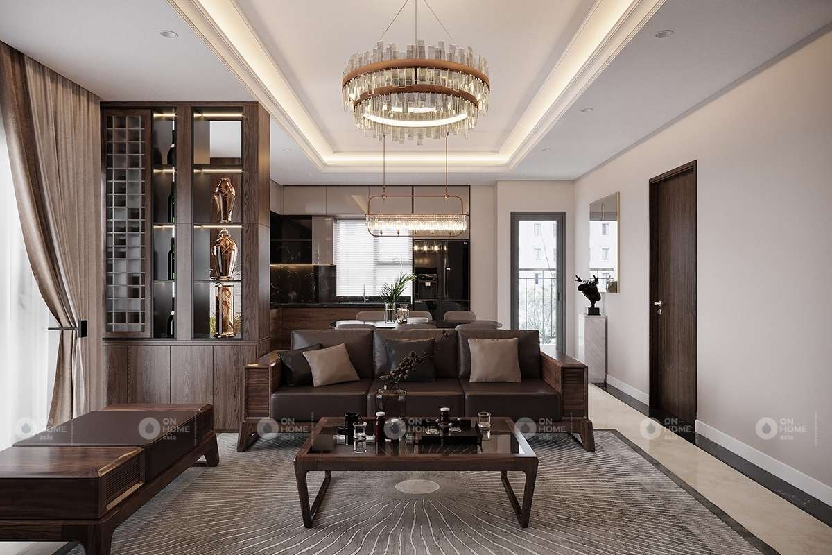 Thiết kế phòng khách sang trọng