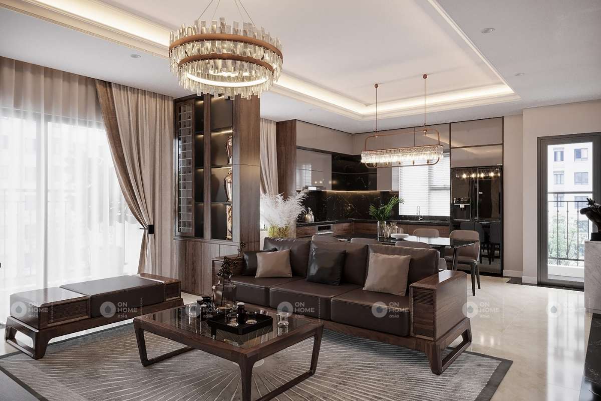 Toàn bộ nội thất được làm từ chất liệu cao cấp