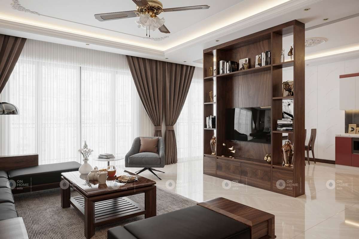 Nội thất gỗ mang lại không gian ấm cúng và sang trọng