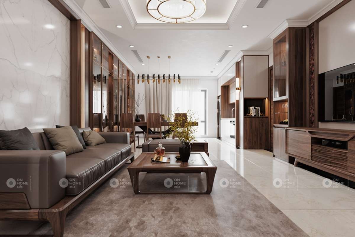 Các chi tiết nội thất hòa quyện với nhau