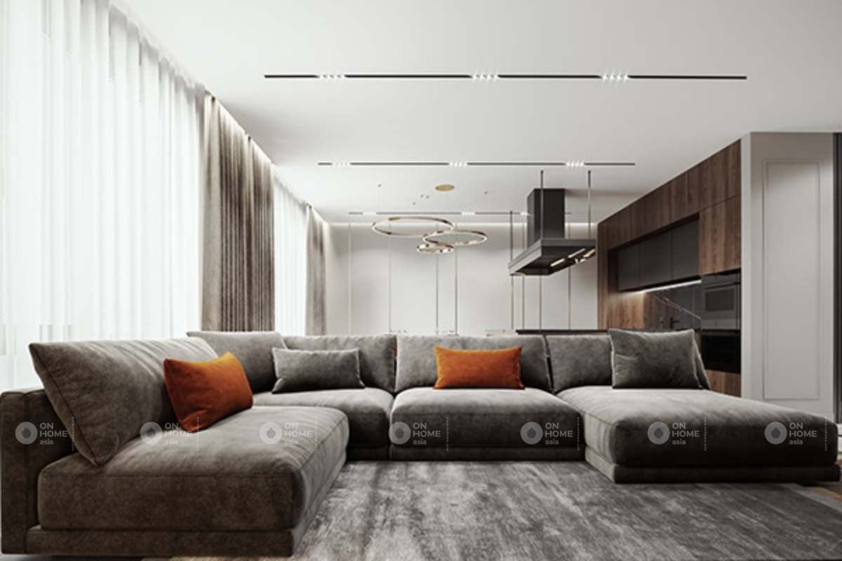 Nội thất phòng khách chung cư 90m2