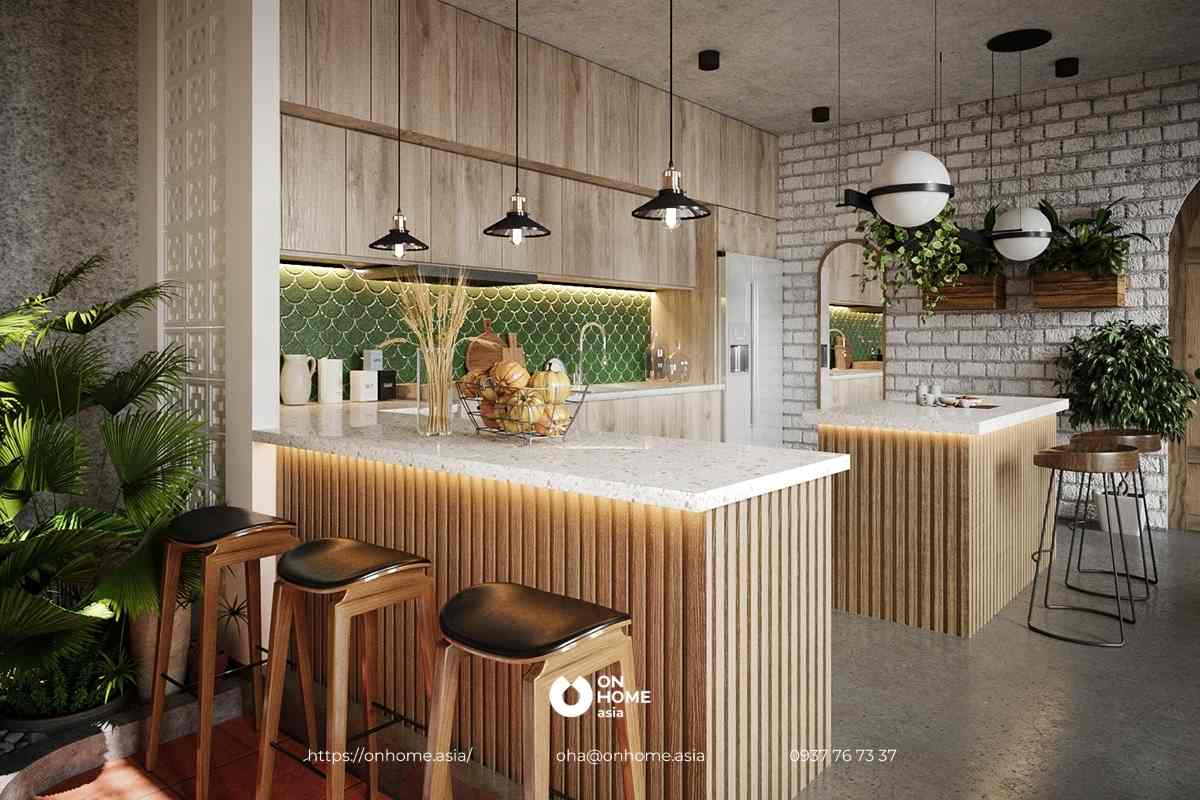 Màu sơn phòng bếp đẹp