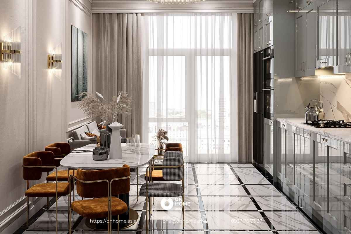 Không gian bếp đẹp, hiện đại