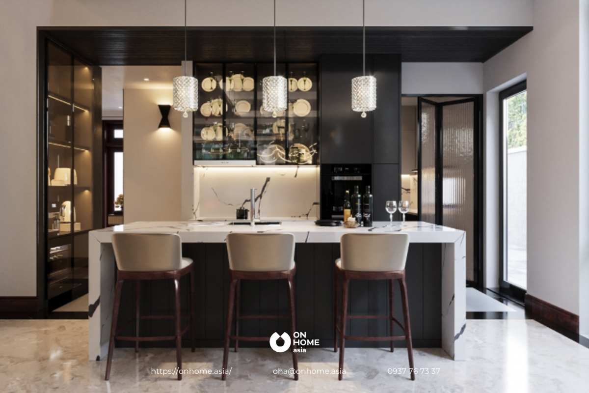 Không gian bếp đẹp, hiện đại