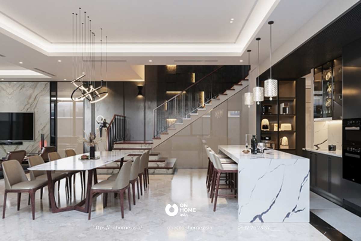 màu sơn cho nhà bếp đẹp