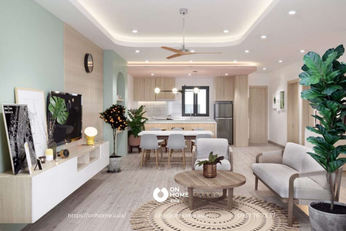 Màu sơn nhà bếp đẹp, hiện đại